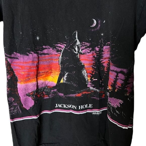 VTG 1989 Wolf T Shirt Small - Picture 2 of 4